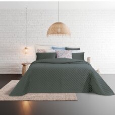 Veluur voodikatted ja dekoratiivpadjad THUNDER grey