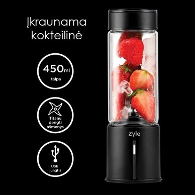 Rechargeable cocktail shaker ZY014RBB 2