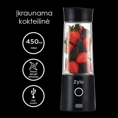 Rechargeable cocktail shaker ZY015RBB 2