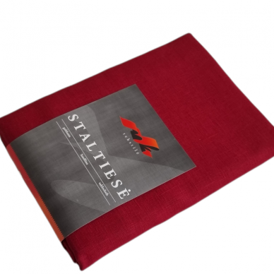 Linen tablecloth (dark red)