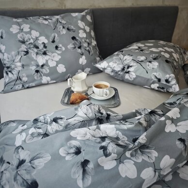 MAKO satino patalynės komplektas DREAM GREY 3