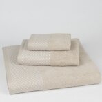 Cotton towels MADRID taupe