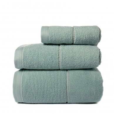 Cotton towels CORNELIA green