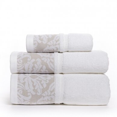 Cotton towels PERLA white 2