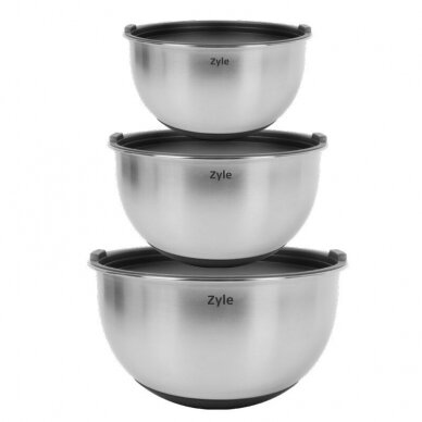A set of metal bowls ZY191MB 1