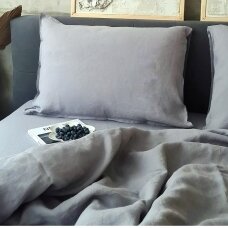 Bedding set LINAS steel grey