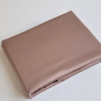 Satin fitted sheet ASH ROSE