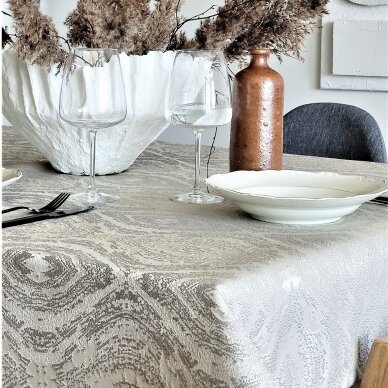Jacquard tablecloth or runner ORNAMENT