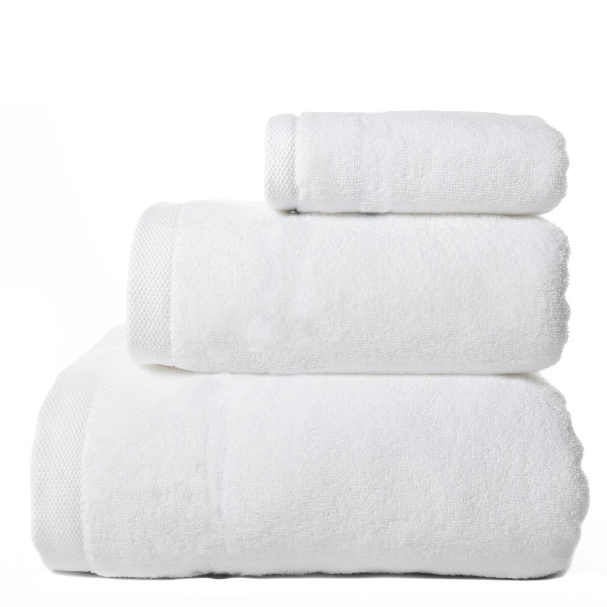 ZERO TWIST 3-teiliges Handtuchset POSIDON white/petrol (Kopija)